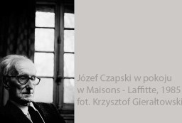 Portret Józefa Czapskiego, 1985 r., fot. Krzysztof Gierłatowski