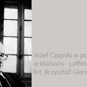 Portret Józefa Czapskiego, 1985 r., fot. Krzysztof Gierłatowski