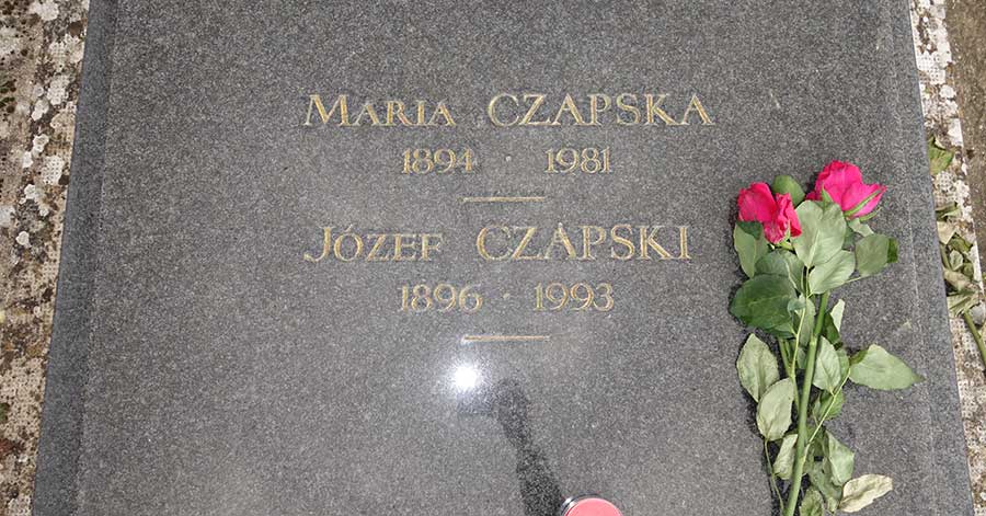 Józef Czapski i Maria Czapska (grobowiec)