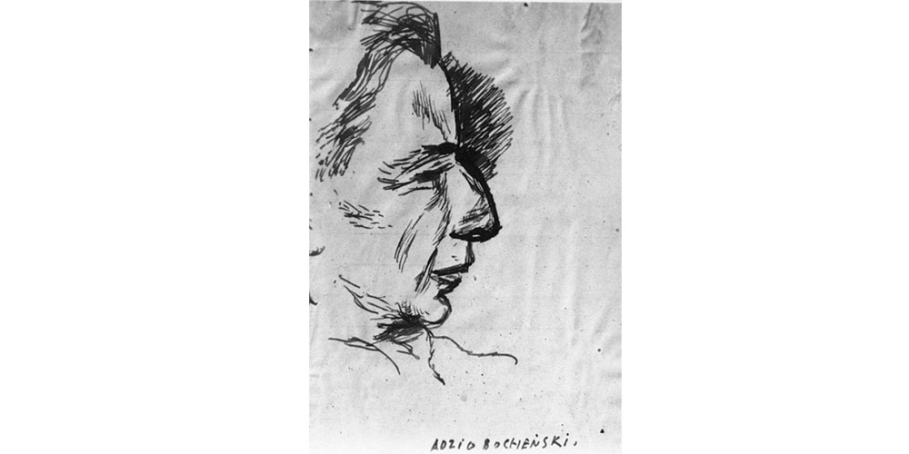 Adolf Bocheński, 1944 rys. Józef Czapski