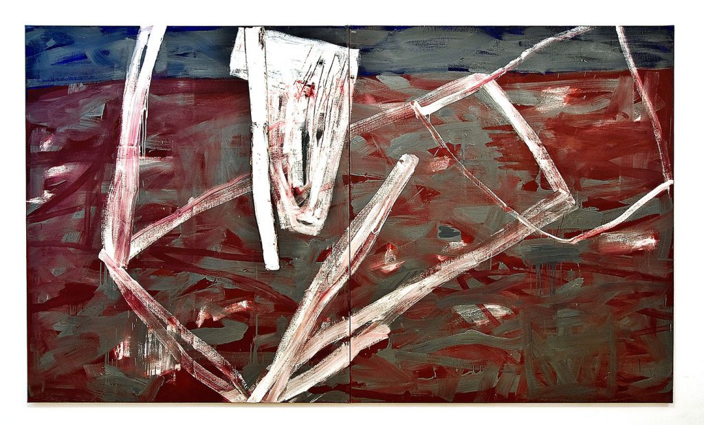 obraz abstrakcyjny Marka Szczęsnego