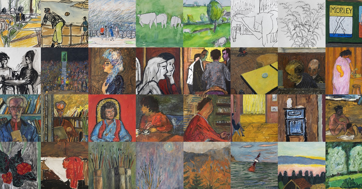 kolorowe obrazy Józefa Czapskiego, miniaturki