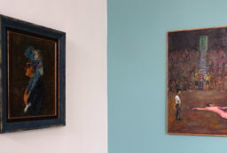 obrazy józefa czapskiego na ścianie galerii KORDEGARDA