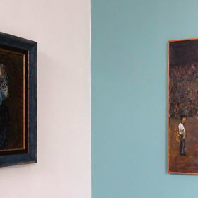 obrazy józefa czapskiego na ścianie galerii KORDEGARDA