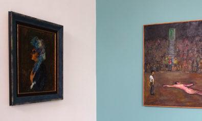 obrazy józefa czapskiego na ścianie galerii KORDEGARDA