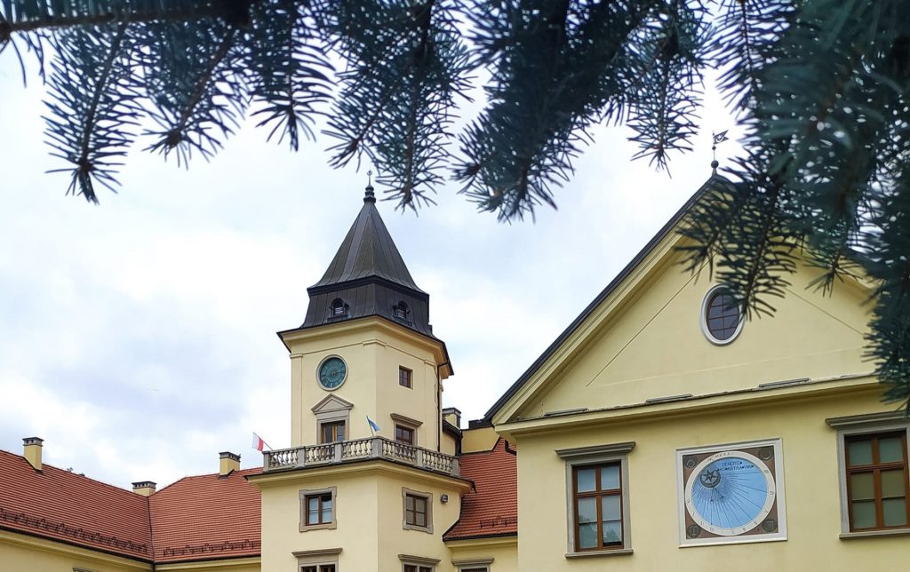 kolorowe zdjęcie budynku Zamku Tarnowskich - Czapski