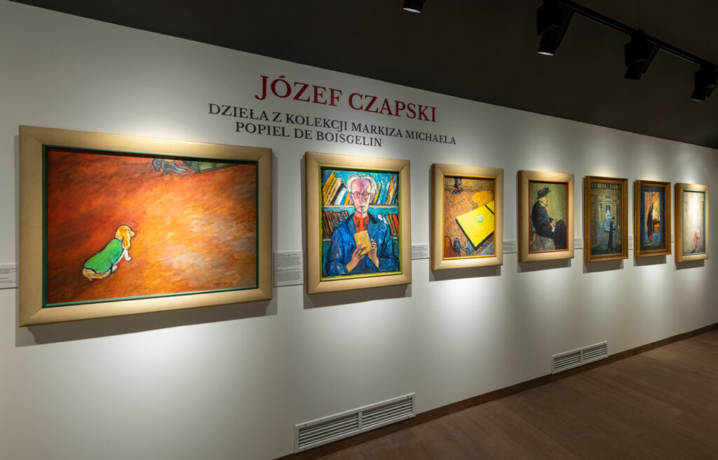 Zdjęcie kolorowe wystawa Józefa Czapskiego