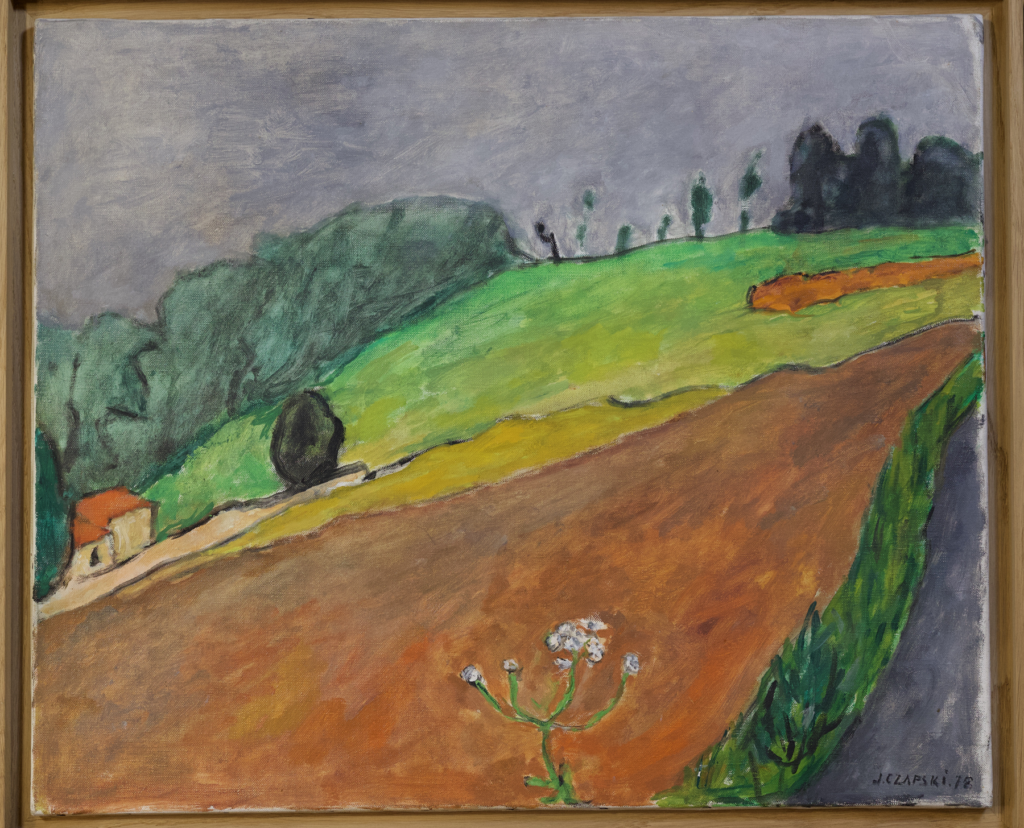 obraz Józefa Czapskiego,un tableau de Józef Czapski, peintre polonais , Elżbieta Skoczek