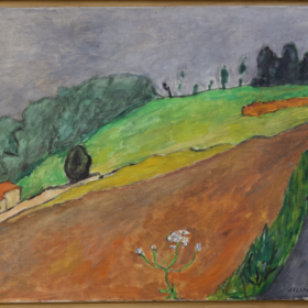 obraz Józefa Czapskiego,un tableau de Józef Czapski, peintre polonais , Elżbieta Skoczek